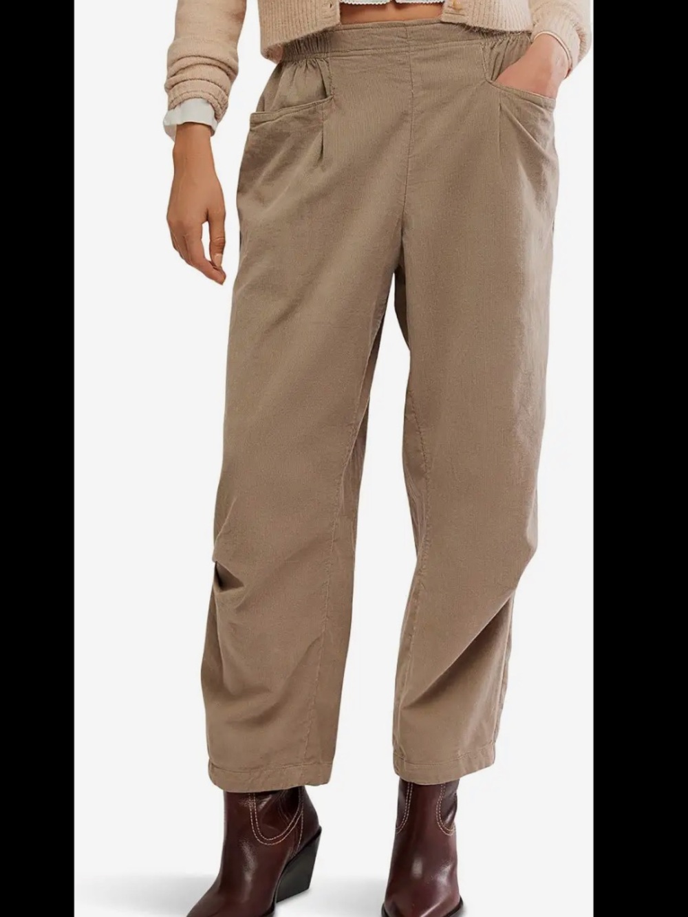 Free People We The Free Nice Choice Cord Pants NWT Corduroy Size L